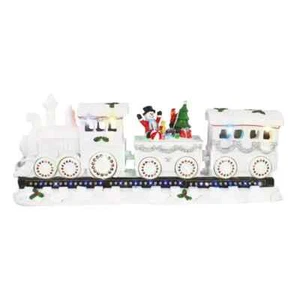 Christmas Musical Train Ride Ornament with Multi Coloured LED Lights and sound - Picture 1 of 3