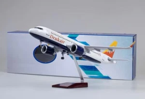 1/80 47cm Bhutan Drukair Airbus A320Neo Plane Model (no lights) - Picture 1 of 12