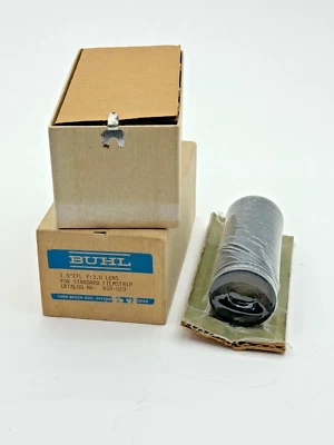 BUHL OPTICAL - TIRA DE PELÍCULA ESTÁNDAR - 1.5" EFL f:3.0 LEN Nº de catálogo: 608-020 - NOS Foto 1 de 4