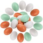 24 huevos de Pascua falsos de madera para manualidades