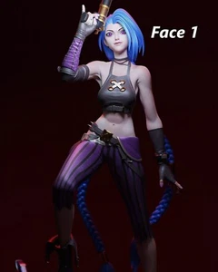 Jinx (Arcane Fan Art) /SFW oder NSFW komplett bemalte Skulptur (auf Bestellung gefertigt) - Bild 1 von 22