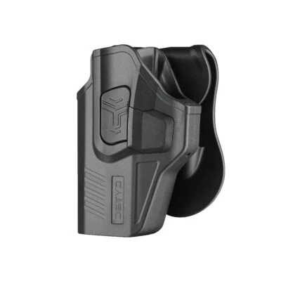 LEFT HAND Level 2 OWB Paddle Holster w Quick Release Button - GLOCK 19 GEN 1-4/5 - Image 1 of 4
