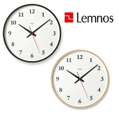 Lemnos Plywood clock LC21-06W Radio-controlled clock NEW!! - Image 1 of 4