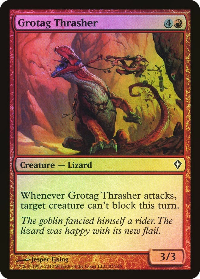 MTG FOIL Grotag Thrasher  - Worldwake #083 - Image 1 of 1