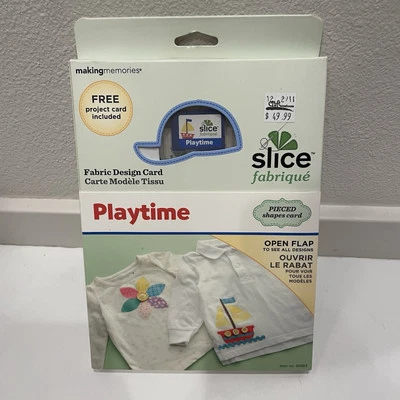 NEW Slice Fabrique Fabric Design SD Card PLAYTIME #36863 Kids Play Colorful Fun - Image 1 of 4