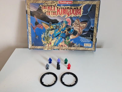 The Key to the Kingdom Board Game 1990 Vintage REPLACEMENT PARTS.  - Image 1 of 4
