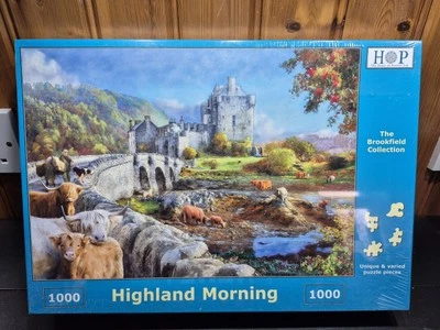 HOP Jigsaw Highland Morning Brand New Unopened  - Image 1 of 4