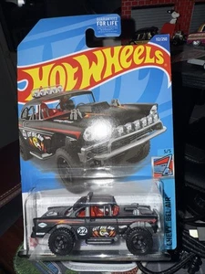hot wheels 55 chevy bel air gasser black - Picture 1 of 2
