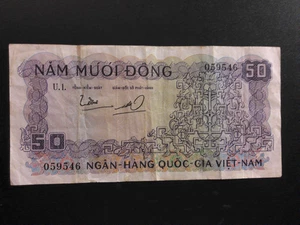 Vietnam 50 Dong 1966 Crisp - Picture 1 of 2