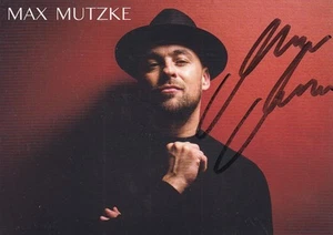 Max MUTZKE - dt. Cantante y compositor, autógrafo original! - Imagen 1 de 1