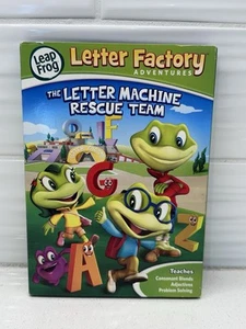 Leap Frog Letter Factory Adventures: The Letter Machine Rescue Team (DVD, 2014) - Foto 1 di 12