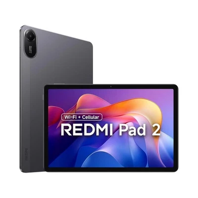 REDMI Pad 2-Dual SIM-8GB RAM 256GB ROM-11.0 inch-Wi-Fi+4G Gaming Tablet-Grey - Image 1 of 4