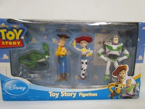Disney Pixar TOY STORY 4 PK FIGURINES CAKE TOPPER PLAY SET WOODY BUZZ JESSIE REX - Picture 1 of 4