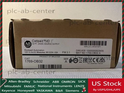 Allen-Bradley 1769-OB32 New Sealed SER A CompactLogix 32 Pt 24VDC D/O Module - Image 1 of 4