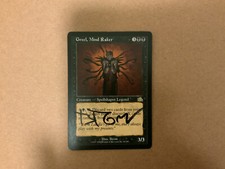 MTG Magic Greel, Mind Raker Signed Artist Proof with Sketch Prophecy PCY Brom