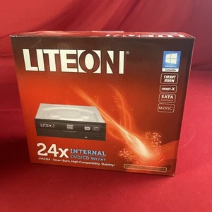 Lite-On (IHAS324-17) 24x SATA Internal DVD/CD Writer - Brand New Sealed! - Picture 1 of 5