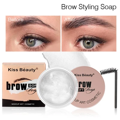Eyebrow Styling Soap Waterproof Wild Eyebrow Wax Brow Shaping Beauty Cosmetic - Image 1 of 4
