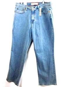 NWT Levi's 550 Bootcut Jeans Women's 20M W38x32L Blue Relaxed Stretch Denim Zip - Picture 1 of 9