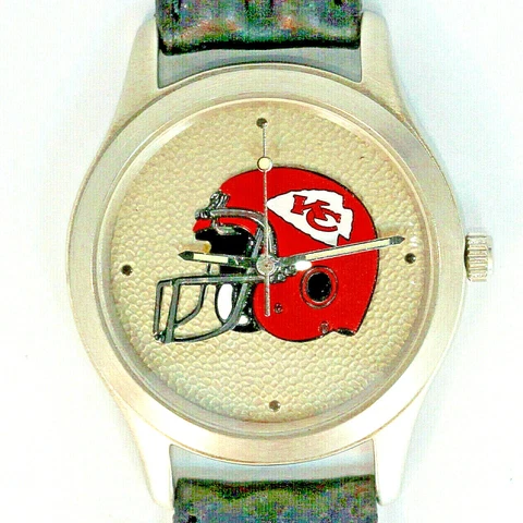 Kansas City Chiefs NFL Unworn Fossil Team Watch, Collectable Style # LI-1146 $89 Cover