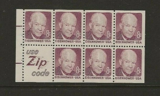 US Scott #1395d Booklet Pane Fine/Very Fine MNH Cat.Value $1.90            #212 - Image 1 of 1