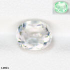 1.05 Ct Rare Oval 7.7 X 6.3 Mm White To Neon Green Mexican Natural Hyalite Opal
