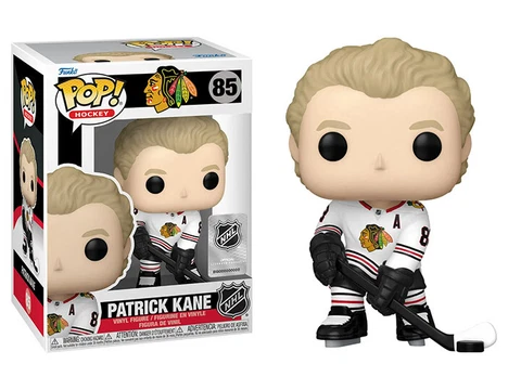FunKo Pop! Hockey Chicago Blackhawks Patrick Kane #85 NHL Hockey White Cover