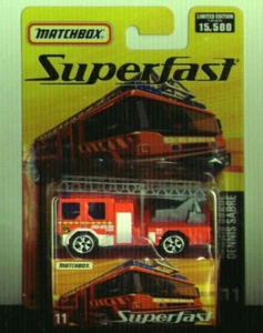 Matchbox 2005 Superfast #11 Dennis Sabre Ladder Truck - Picture 1 of 1