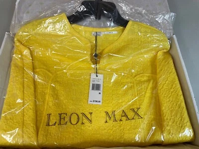 Blusa Leon Max edição limitada gola média amarela verão - Imagem 1 de 4