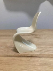 Vitra Design Museum Miniature Collection Panton Chair Beige No Box Used Japan - Picture 1 of 4