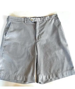 Pantalones Cortos Callaway Seersucker Para Hombre 36 Azul Blanco Rayas Golf Playa Informales Bermudas - Imagen 1 de 12