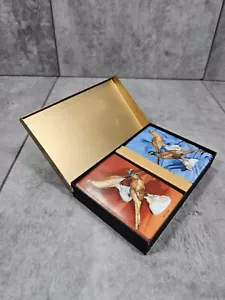 Carte da gioco Spode Fagiano uccellino vintage congresso 2 mazzi custodia velluto - Foto 1 di 11