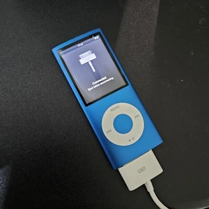 Apple iPod nano 5th Generation Blue (8GB) 1733 W/ Case Matching Code Original - Afbeelding 1 van 12