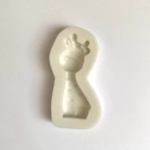 BABY GIRAFFE MOLD, Zoo Animals Fondant Mold, Jungle Theme Cake Decoration Mold, - Picture 1 of 1