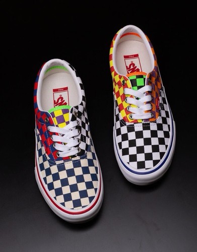 Vans x Club Gear Era Pro Multi check Uomo Taglia 5 5 Donna 7 Nuovo senza scatola