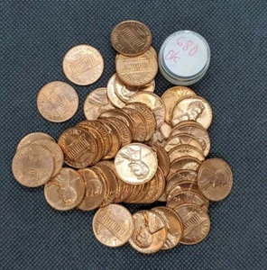 1968-D Lincoln Memorial Cent Roll (50 Coins) | BRILLIANT UNCIRCULATED - Picture 1 of 1