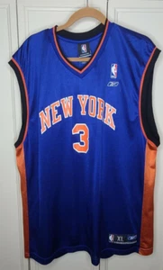 VTG Reebok Authentic STEPHON MARBURY #3 New York NY Knicks Jersey XK - Picture 1 of 5