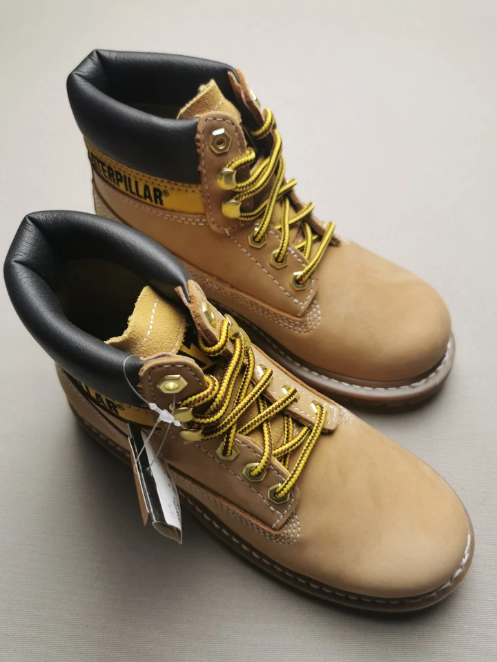 CATERPILLAR CAT Womens UK 3 Wide Colorado Honey Reset Boots BNIB Full  Leather - Image 1 of 4