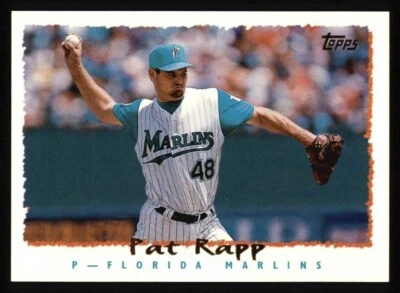 1995 Topps #497 Pat Rapp Marlins 8 - NM/MT - Image 1 of 2