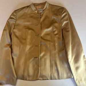 Vintage Ann Taylor Gold 4P Jacket. - Picture 1 of 7