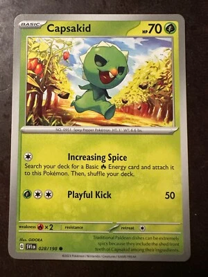 Capsakid 028/198 Sv01: Scarlet & Violet Base Set Regular - Image 1 of 4