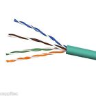5M OF GREEN HIGH QUALITY SOLID COPPER CORE CAT5E UTP LSOH 4 PAIR NETWORK CABLE