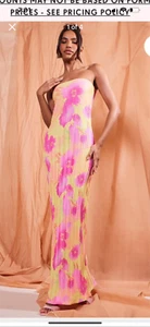multi floral print maxi dress - Picture 1 of 4