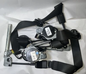 2010-2017 CHEVY EQUINOX GMC TERRAIN FRONT SEAT BELTS SEATBELTS SET BLACK OEM - Picture 1 of 1