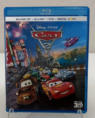 Cars 2 3D (Blu-ray 3D/2D + DVD) Disney Pixar - Animation, Comedy, Family - Image 1 of 4