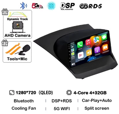 Android15 Carplay Auto per Ford Fiesta Mk 6 2009 2010 2011 2012 2013 2014 -2018  - Immagine 1 di 4