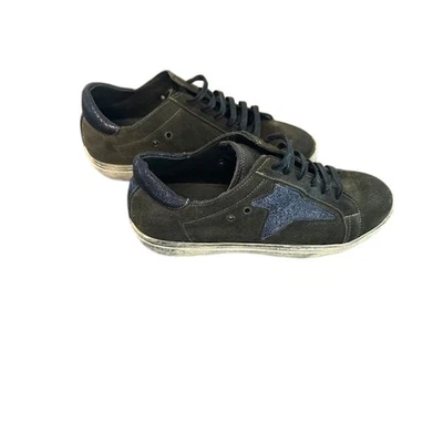 Steve Madden Star Green/Black Lace-Up Round Closed Toe Fashion Sneakers Size 7.5 - Image 1 of 4