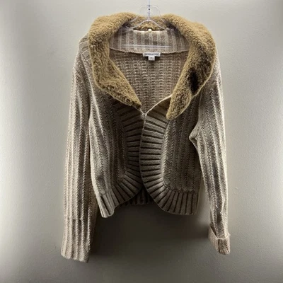 Vintage Pendleton Cardigan Womens XL Oatmeal Long Sleeve Sweater Wool Blend - Image 1 of 4