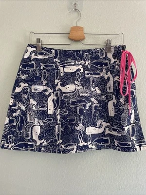 Винтажный Key West китов надежном skort хлопок юбка шорты курорт Lilly отпуск 6 - Изображение 1 из 4