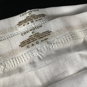New 2-pk Belton COVINGTON Size L 40 Mens Full Cut Briefs 100% Cotton Comfort Vtg - Picture 1 of 17