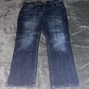 Seven7 Jeans Mens 38x30 Blue Straight Fit Denim Dark Wash EUC - Picture 1 of 11